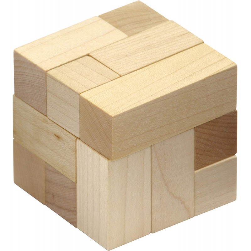 Funwood Games Wooden Handcrafted SOMA Cube Puzzle