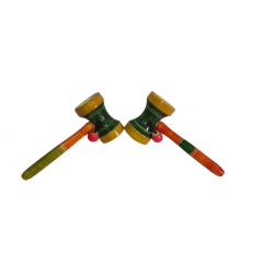 Funwood Games Damroo Rattle Wooden Toy