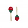 Funwood Games Maracas Rumba Shakers Wooden Rattle Toy (Set of 2)