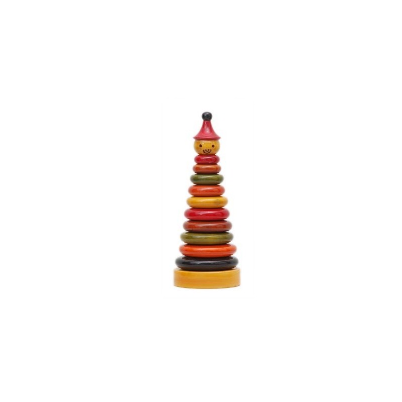 Funwood Games Joker Stacking Ring Wooden Toy Set