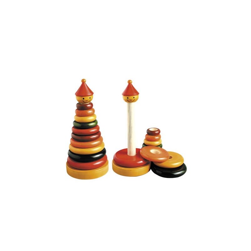 Funwood Games | Joker Stacking Ring Wooden Toy Set
