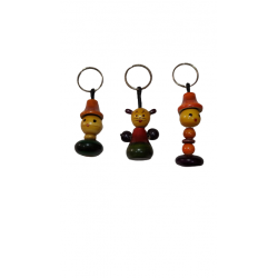 Funwood Games Wooden Handcrafted Keychain’s – 3 Pcs Set