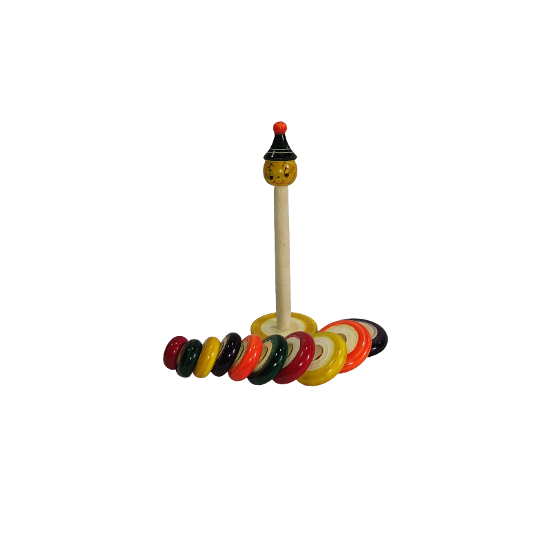 Funwood Games | Joker Stacking Ring Wooden Toy Set