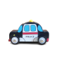 Funwood Games Multicolored Wooden Police | Taxi Pull/Push Along Toy Car/Vehicle for Kids (Set of 2)