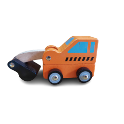 Funwood Games Wooden Pull/Push Along Toy Car (Earthmover Truck)