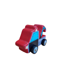 Funwood Games Wooden Pull/Push Along Toy Car (Towing Truck)