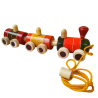 Funwood Games Super Train Pull Along Toy for Kids