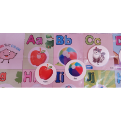 Funwood Games Play and Learn ABCD Alphabets Activity Mat