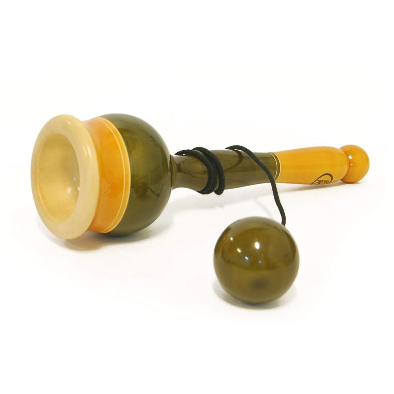 Funwood Games Cup and Ball Kendama Natural Organic Eco-Friendly Wooden Toy