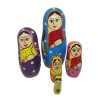 Funwood Games Blue Color Wooden Traditional Nesting Doll Set Assorted Color