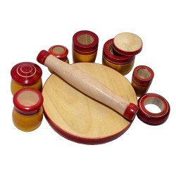 Wooden Kitchen Set Toy for...