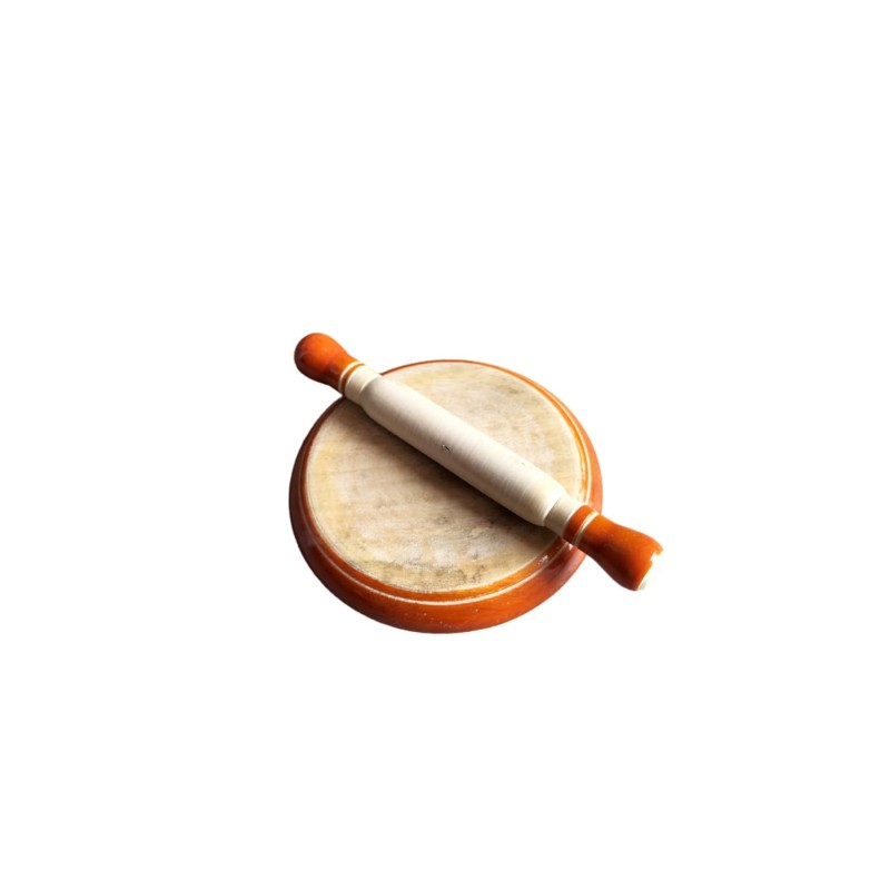 Traditional Wooden Chakla Belan Set for Kids,