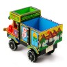 Funwood Games Handmade Traditional Banaras Wooden Multicolour Truck Push and Pull Toy for Kids Play | Interior Decor | Gifting