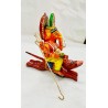 Funwood Games Banaras Handcrafted Wooden Lord Ganesha on Mushak | Decorative Wall Hanging | Home Decor | Gift