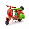 Funwood Games Handcrafted Traditional Indian Wooden Vintage Scooter Push-Pull Toy for Boys and Girls
