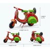 Funwood Games Handcrafted Traditional Indian Wooden Vintage Scooter Push-Pull Toy for Boys and Girls