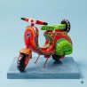 Funwood Games Handcrafted Traditional Indian Wooden Vintage Scooter Push-Pull Toy for Boys and Girls