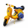 Funwood Games Handcrafted Traditional Indian Wooden Vintage Scooter Push-Pull Toy for Boys and Girls