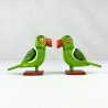 Funwood Games Multicolored Handcrafted Banaras Wooden Animal Toys Set of 12,Wooden Animal Figurines for Kids,Pretend-Play Toys