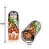Funwood Games Wooden Lord Shiva Family Russian Nesting Dolls, Pack of 5
