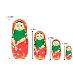 Funwood Games Indian Nesting Doll Set for Girls
